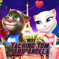 Анжела и Том: раскраски