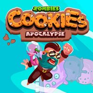 Апокалипсис зомби-печенья, зомби, онлайн игра, печенье, выживание