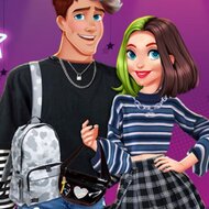 Ариэль и Эрик в стиле e-girl и e-boy