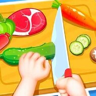 Детская кухня, готовим еду, готовка, кафе, онлайн игра