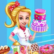 Готовить торты, торты, готовить еду, готовка, кулинария, кексы, онлайн игра