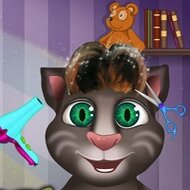 Говорящий кот Том: прически