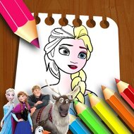 Холодное сердце раскраски