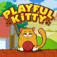 Игривая кошка