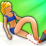 Какие ноги, рисовалка, бегалка, аркада, на двоих, онлайн игра