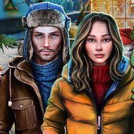 Канун Нового года, поиск предметов, поиск отличий, рождество, онлайн игра