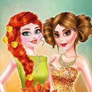 Королева осени, одевалка, белль, мерида, онлайн игра