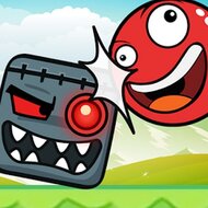 Красный шарик, красный шар, бродилка, онлайн игра