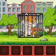 Квест: побег тигренка, побег, логическая, квест, онлайн игра