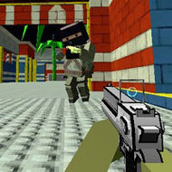 Майнкрафт: Многопользовательская на выживание, Crazy Combat Blocky Strike