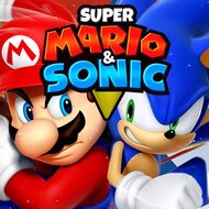 Марио и Соник, бродилка, платформер, марио, соник, онлайн игра