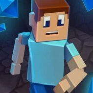 Mine Runner, майнкрафт, бегалка, стив, онлайн игра