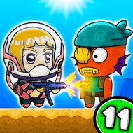 Миссия зомби 11, на двоих, зомби, бродилка, игра