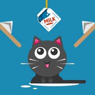 Напои кота молоком