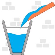 Наполни водой