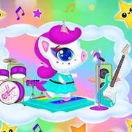 Неоновый концерт единорога