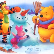 Новый год Винни-Пуха: пазлы