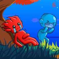 Огонь и Вода на острове 6, на двоих, огонь и вода, бродилка, онлайн игра
