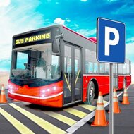 Парковка автобуса 4, онлайн игра, симулятор вождения, 3д