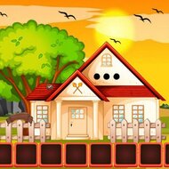 Побег девушки из лесного дома