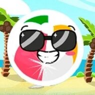 Приключения мячика, платформер, с физикой, онлайн игра, бродилка, шарики, красный шар