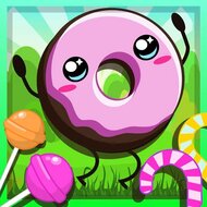 Приключения пончика, платформер, бродилка, онлайн игра