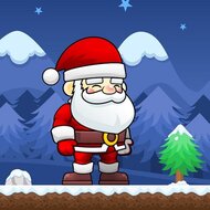 Приключения Санта-Клауса 2, бродилка, онлайн игра, санта, зима, рождество