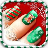 Рождественский маникюр