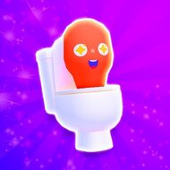 Скибиди туалет ио, выживание, ио, на двоих, онлайн игра, агарио, скибиди