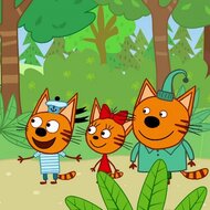Три кота приключения, кошки, по мультфильмам, онлайн игра