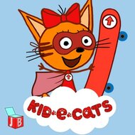 Три кота скейт, скейтборд, гонка, онлайн игра, три кота, по мультфильмам, кошки