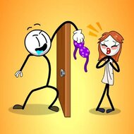 Троллфейс-вор, логическая, рисовалка, квест, троллфейс, стикмен, онлайн игра, приколы, смешные, воры